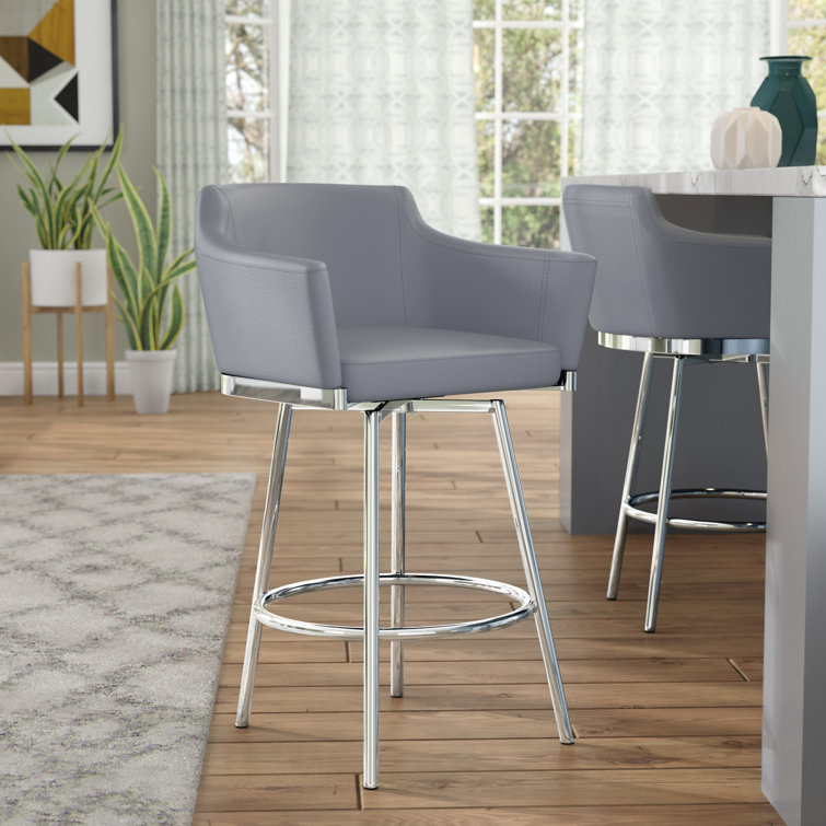 Wade Logan® Aleshanee Swivel Bar & Counter Stool & Reviews Wayfair